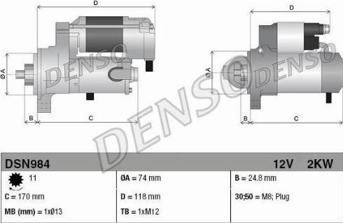 NPS DSN984 - Starter www.molydon.hr