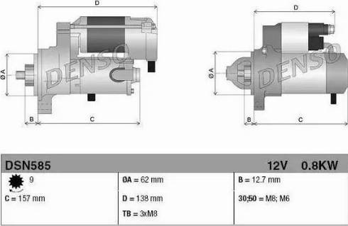 NPS DSN585 - Starter www.molydon.hr