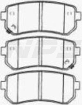 NPS H361I18 - Komplet Pločica, disk-kočnica www.molydon.hr