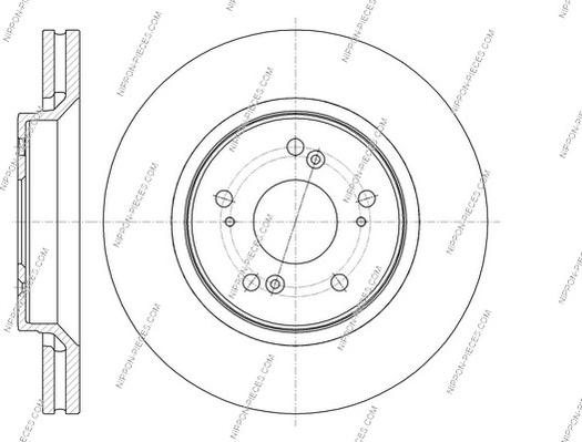 NPS H330A44 - Kočioni disk www.molydon.hr