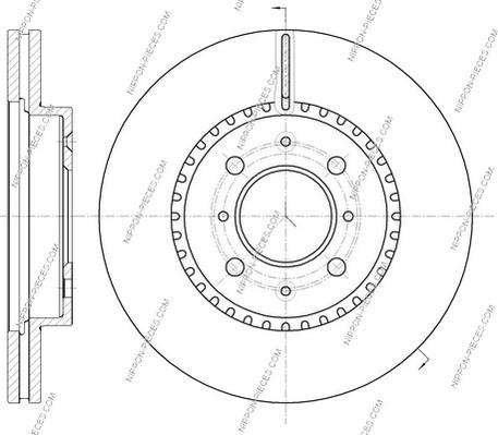 NPS H330A58 - Kočioni disk www.molydon.hr