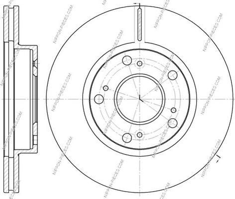 NPS H330A52 - Kočioni disk www.molydon.hr