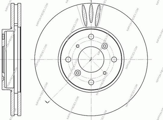 NPS H330A39 - Kočioni disk www.molydon.hr