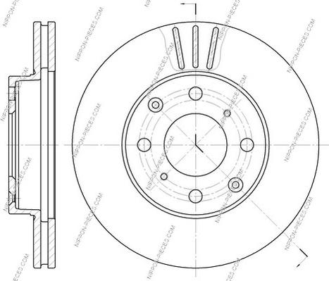 NPS H330A25 - Kočioni disk www.molydon.hr