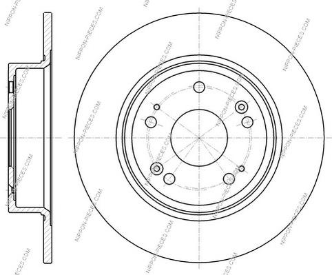 NPS H331A49 - Kočioni disk www.molydon.hr