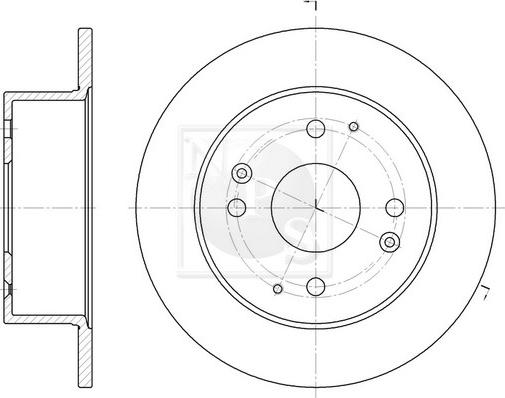 NPS H331A05 - Kočioni disk www.molydon.hr