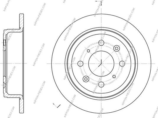 NPS H331A02 - Kočioni disk www.molydon.hr