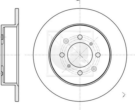 NPS H331A28 - Kočioni disk www.molydon.hr