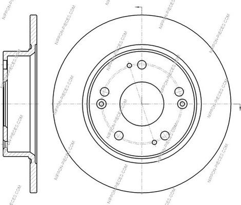 NPS H331A27 - Kočioni disk www.molydon.hr