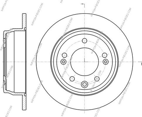 NPS H331I12 - Kočioni disk www.molydon.hr