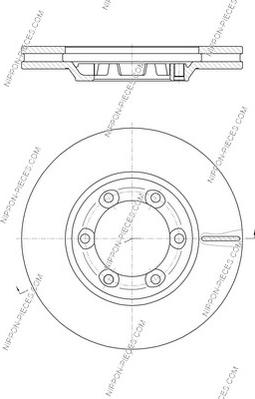 NPS I330U07 - Kočioni disk www.molydon.hr