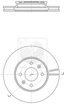 NPS K330A31 - Kočioni disk www.molydon.hr