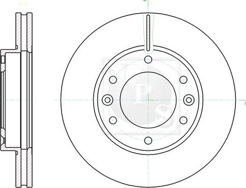 NPS K330A23 - Kočioni disk www.molydon.hr