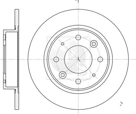 NPS K331A01 - Kočioni disk www.molydon.hr