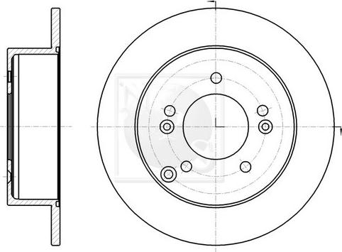 NPS K331A08 - Kočioni disk www.molydon.hr