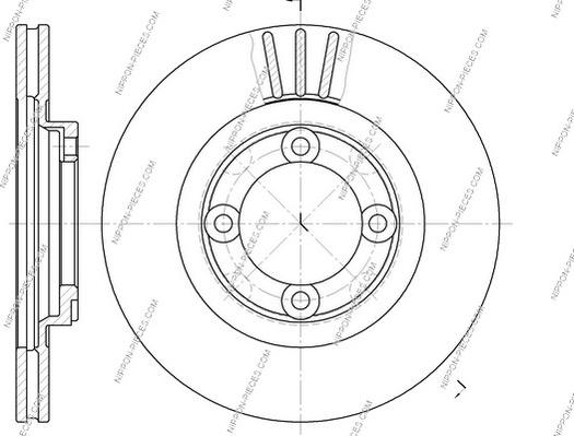 NPS M330A41 - Kočioni disk www.molydon.hr