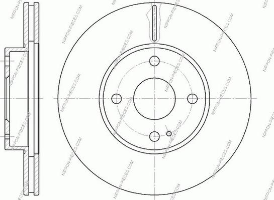 NPS M330A64 - Kočioni disk www.molydon.hr