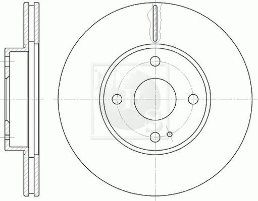 NPS M330A64 - Kočioni disk www.molydon.hr