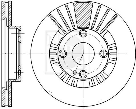 NPS M330A65 - Kočioni disk www.molydon.hr