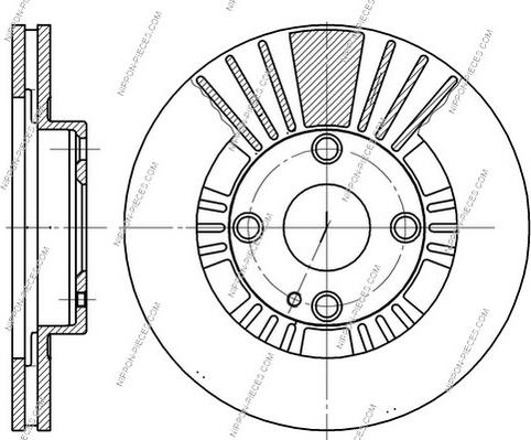 NPS M330A65 - Kočioni disk www.molydon.hr