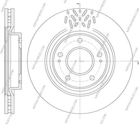 NPS M330I74 - Kočioni disk www.molydon.hr