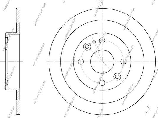 NPS M331A08 - Kočioni disk www.molydon.hr