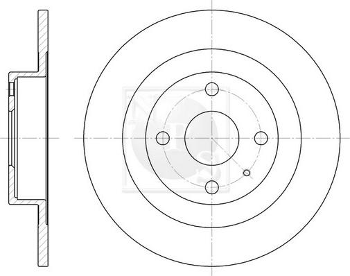 NPS M331A22 - Kočioni disk www.molydon.hr