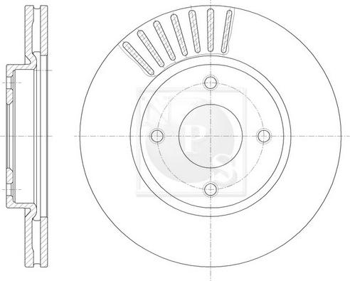 NPS N330N99 - Kočioni disk www.molydon.hr