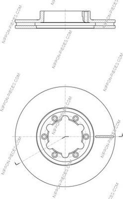 NPS N330N98 - Kočioni disk www.molydon.hr