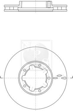 NPS N330N97 - Kočioni disk www.molydon.hr