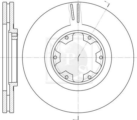 NPS N330N13 - Kočioni disk www.molydon.hr