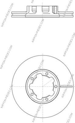 NPS N330N17 - Kočioni disk www.molydon.hr