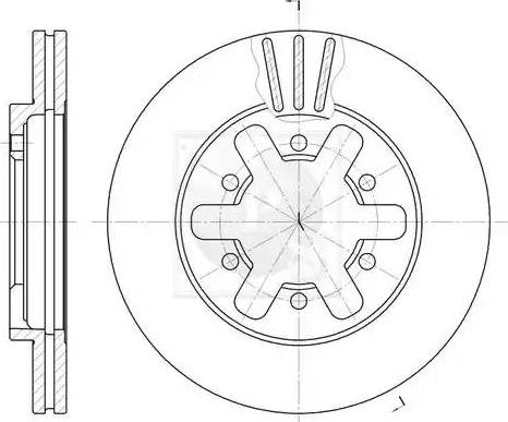 NPS N330N31 - Kočioni disk www.molydon.hr