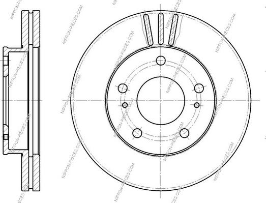 NPS N330N74 - Kočioni disk www.molydon.hr