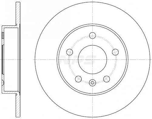 NPS O331L01 - Kočioni disk www.molydon.hr