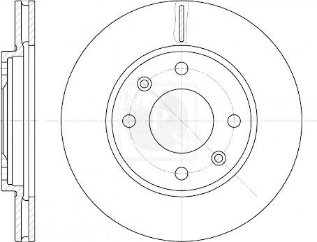 NPS P330A04 - Kočioni disk www.molydon.hr