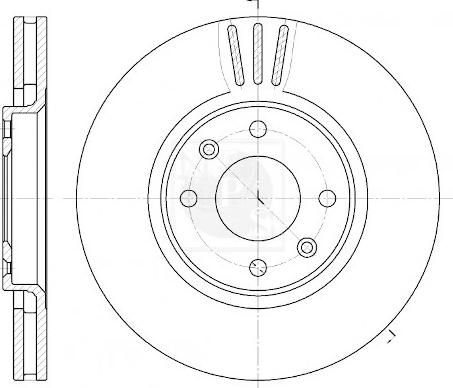 NPS P330A02 - Kočioni disk www.molydon.hr