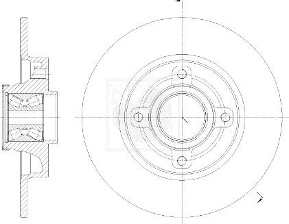 NPS P331A01 - Kočioni disk www.molydon.hr