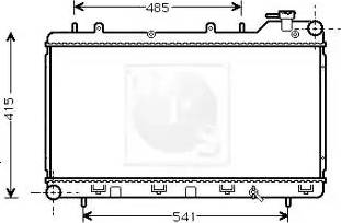 NPS S156U11 - Hladnjak, hladjenje motora www.molydon.hr