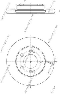 NPS S330G05 - Kočioni disk www.molydon.hr