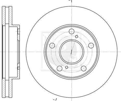 NPS T330A45 - Kočioni disk www.molydon.hr