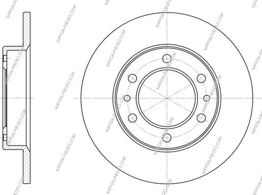 NPS T330A49 - Kočioni disk www.molydon.hr