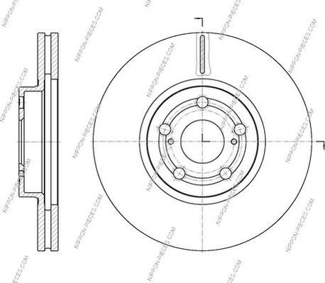 NPS T330A42 - Kočioni disk www.molydon.hr