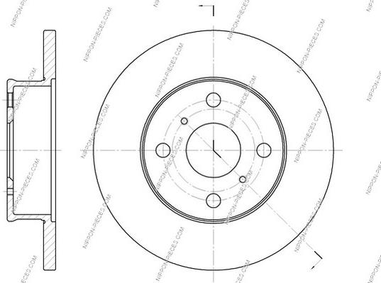 NPS T330A65 - Kočioni disk www.molydon.hr