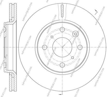 NPS T330A140 - Kočioni disk www.molydon.hr