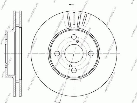 NPS T330A156 - Kočioni disk www.molydon.hr