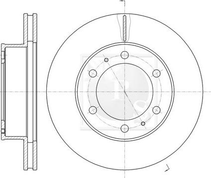 NPS T330A157 - Kočioni disk www.molydon.hr