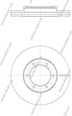 NPS T330A169 - Kočioni disk www.molydon.hr