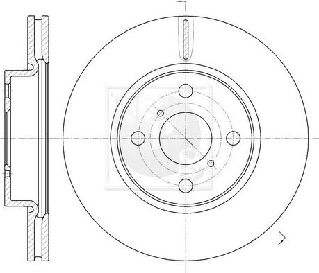 NPS T330A168 - Kočioni disk www.molydon.hr