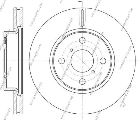 NPS T330A168 - Kočioni disk www.molydon.hr